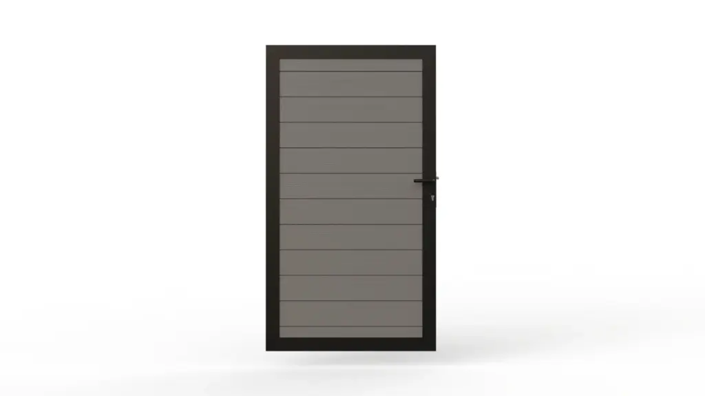DS Design enkele draaipoort - Composiet vlakke plank