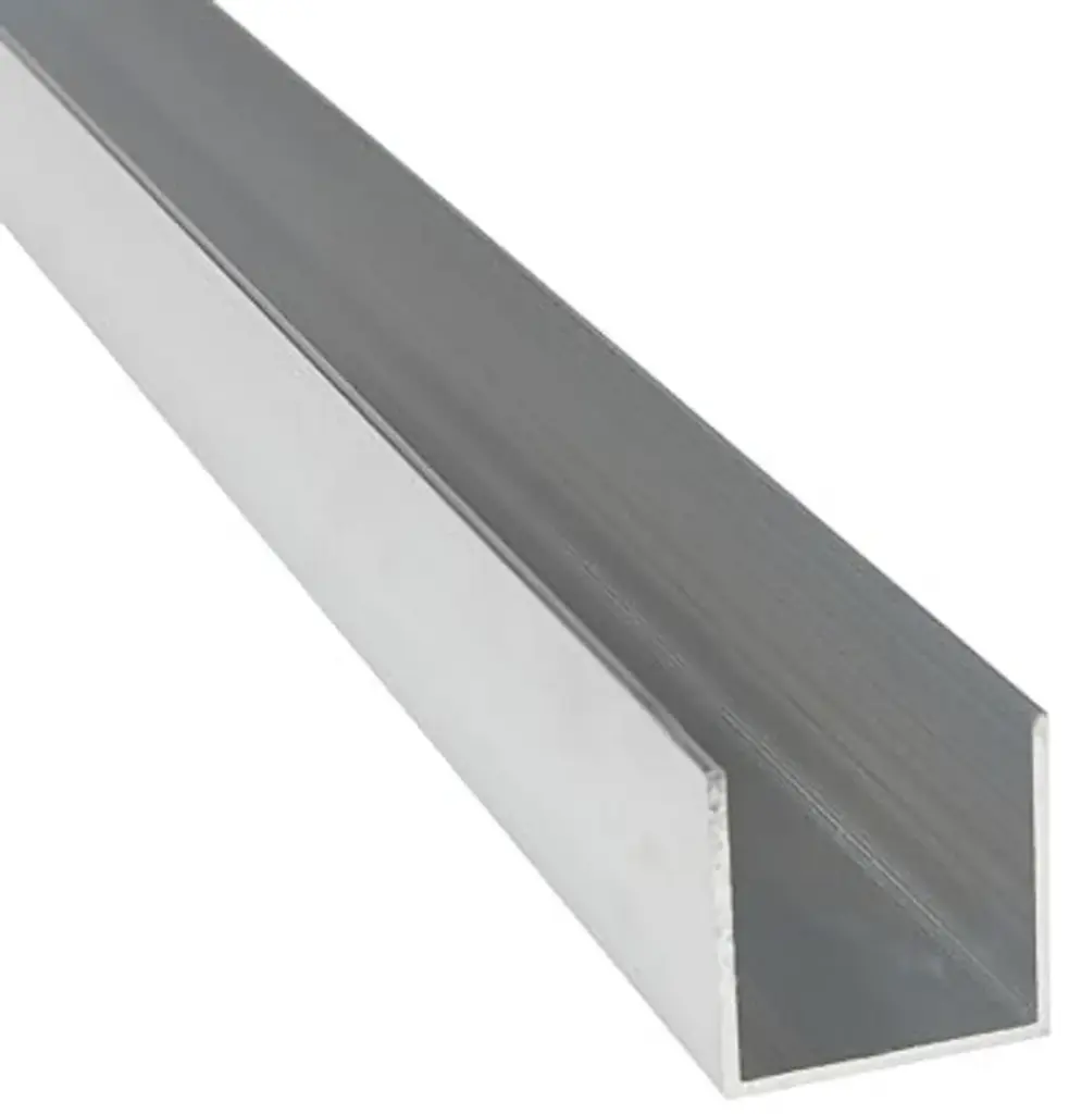 Aluminium U profiel voor betonplaten 2500mm (28 x 44 x 28)