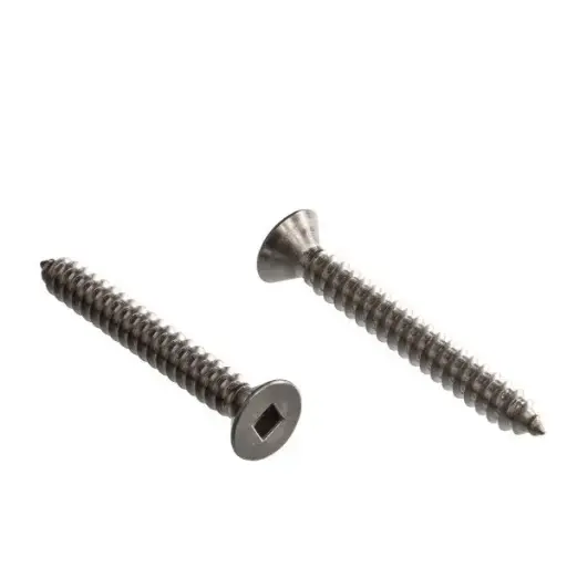 [IV560] Inox vijzen 4,8 x 63 (doos 200 st) vierkante bitskop