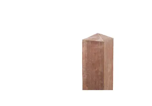 [ELAP9] Azobé vierkantpaal 9 x 9 x 270 cm