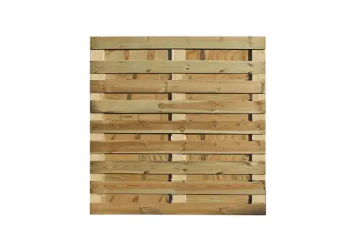 [ELSCH180VIT17] Houtscherm Vital inox gevezen 180 x 180 (17 + 3 planken)