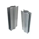 Plaathouder grijs PVC