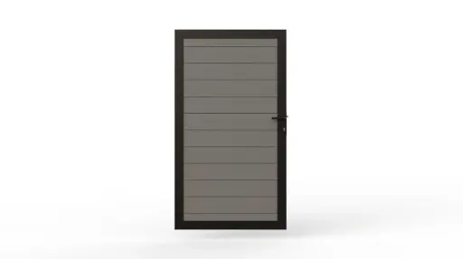 DS Design enkele draaipoort - Composiet vlakke plank