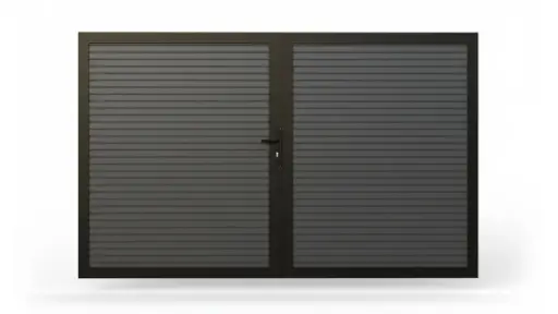 DS Design dubbele draaipoort - Composiet rhombus plank
