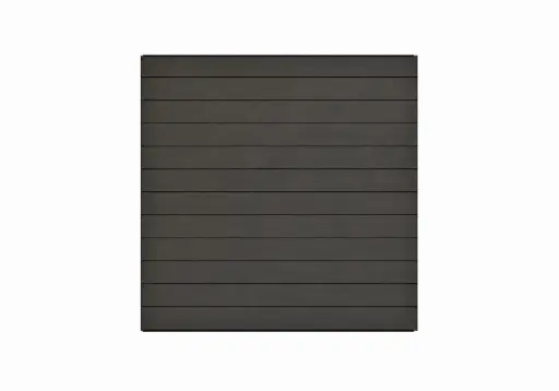 Scherm composiet vlakke planken